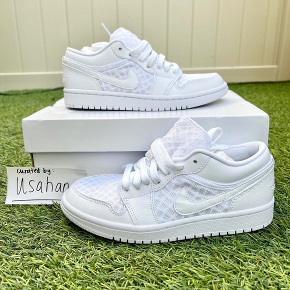 Nike air Jordan 1 Low All white - Picture 2 of 4